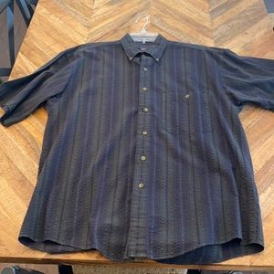 Cotton short sleeve men’s casual dress shirt